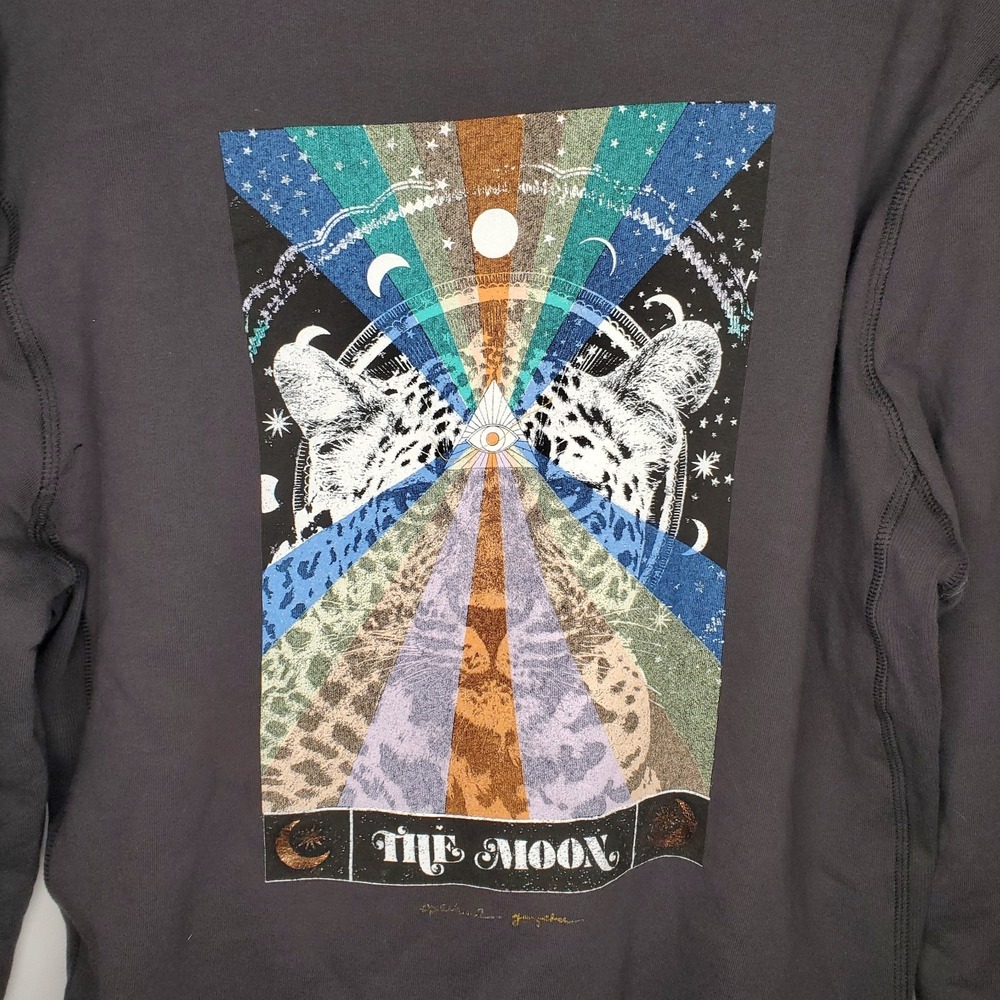 Spiritual Gangster Hoodie Sweatshirt Mens Medium You Are A Force Graphic Leopard